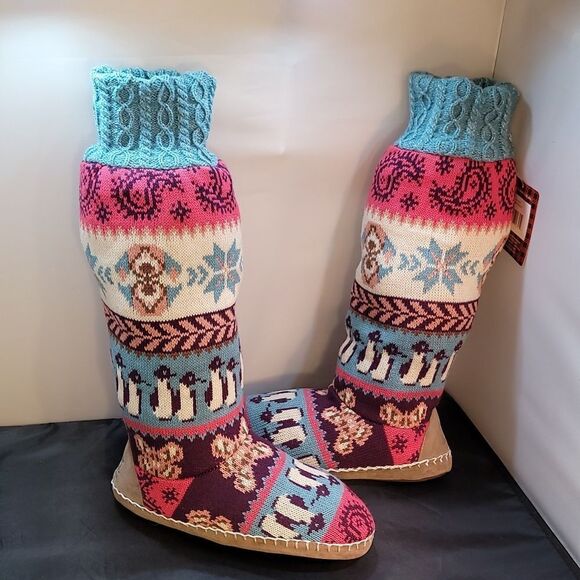 BRAND NEW MUK LUKS® WOMEN'S  ANGIE SLIPPERS –MULTI -COLOR - Picture 5 of 15